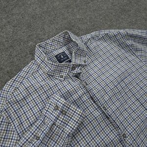 Johnnie O Shirt Mens 2XL‎ Blue Plaid Ruben Wake Top Shelf Preppy Beach Surfer